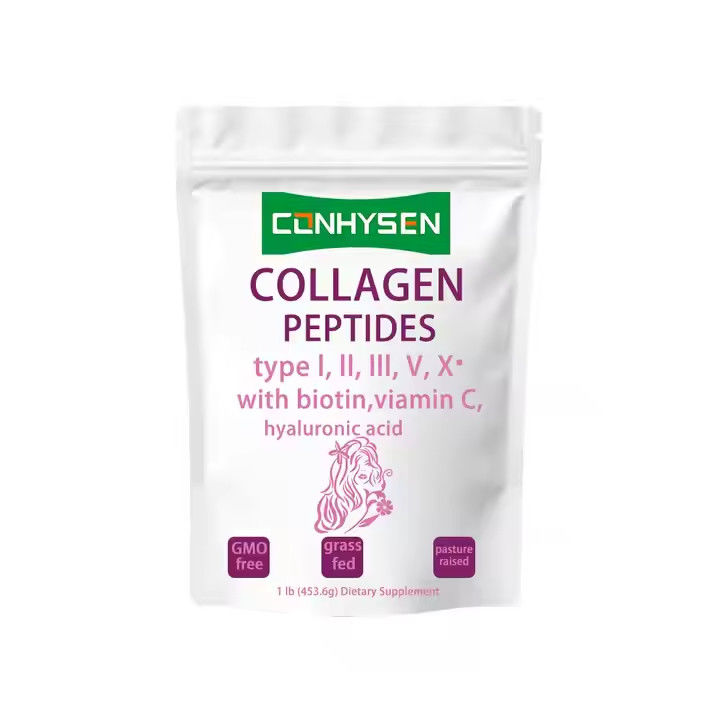 Ergänzungen OEM Kollagenpeptide Pulver für Haut Haar Gelenkgesundheit unterstützt Anti-Aging