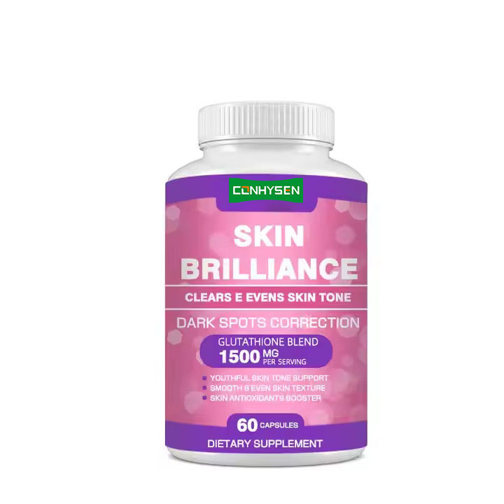 Skin Brilliance Kapseln zur Aufhellung von Hautflecken Unterstützung für dunkle Flecken Hautpflege Ergänzung 60 Kapseln