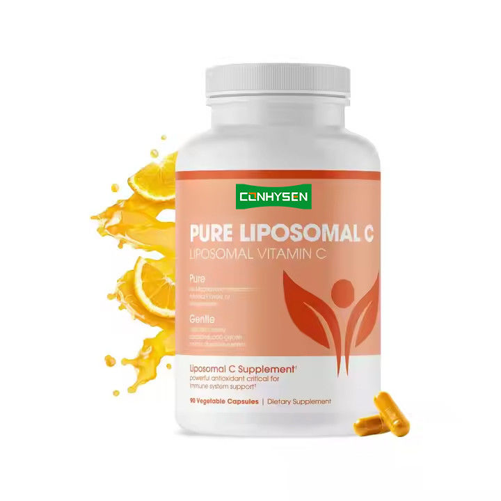 Rein liposomale Vitamin-C-Kapseln unterstützen Haar, Haut und Nägel