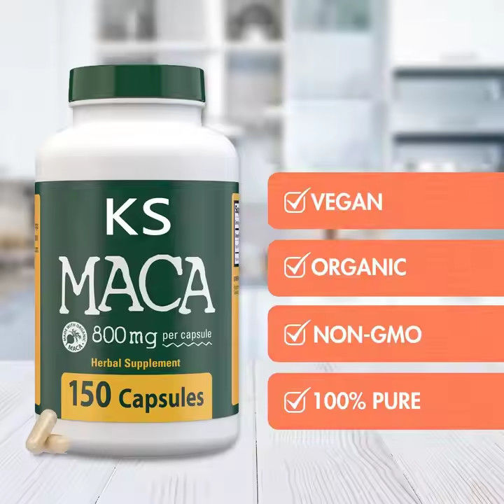 Maca-Wurzeln Kapseln Energie Immunförderung Mann Energie organische männliche Verbesserung Pillen