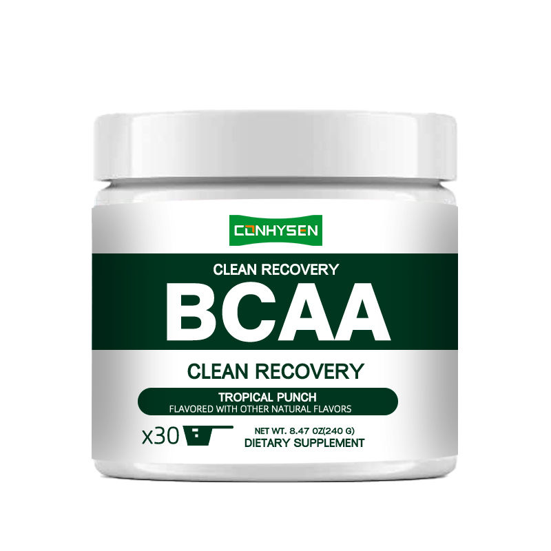 Private Labels Clean Recovery BCAA Pulver mit 9 essentiellen Aminosäuren, reduziert Muskelkater und Stress