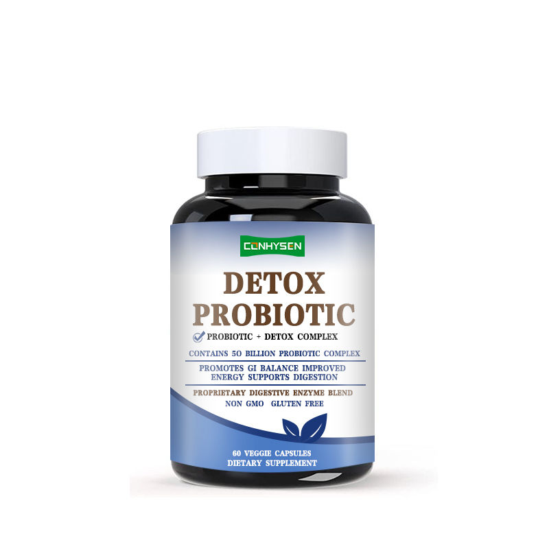 Premium Custom Detox Probiotika Kapseln verbessern die Energieniveaus Formuliert für Frauen und Männer