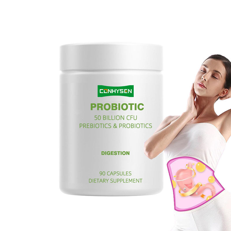 Private Labels Probiotika Kapseln unterstützen eine bessere Verdauung mit fermentierter organischer Botanischer Mischung