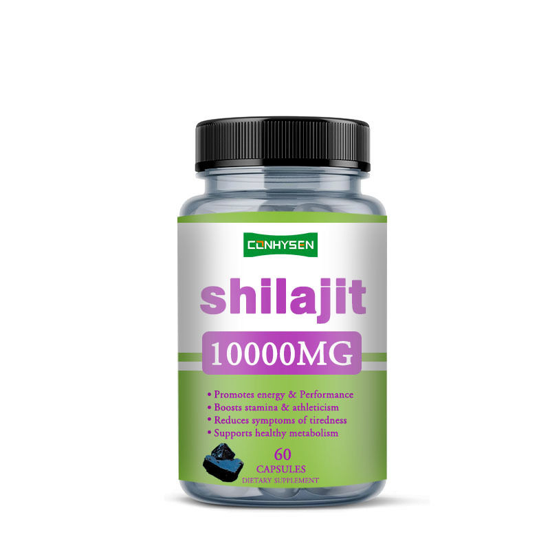 Private Label 1000mg Reine Shilajit Kapseln Gesundheitskapseln Fördert Energie und Leistung