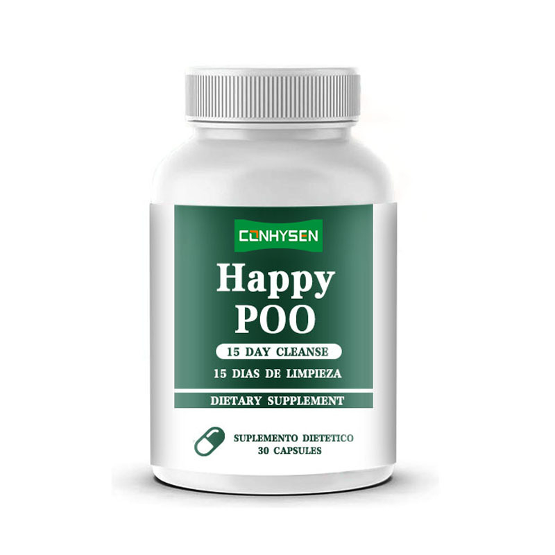 15-Tage-Reinigung Happy Poo Kapseln Reduziert Blähungen und Verstopfung Schlankheitsprodukte