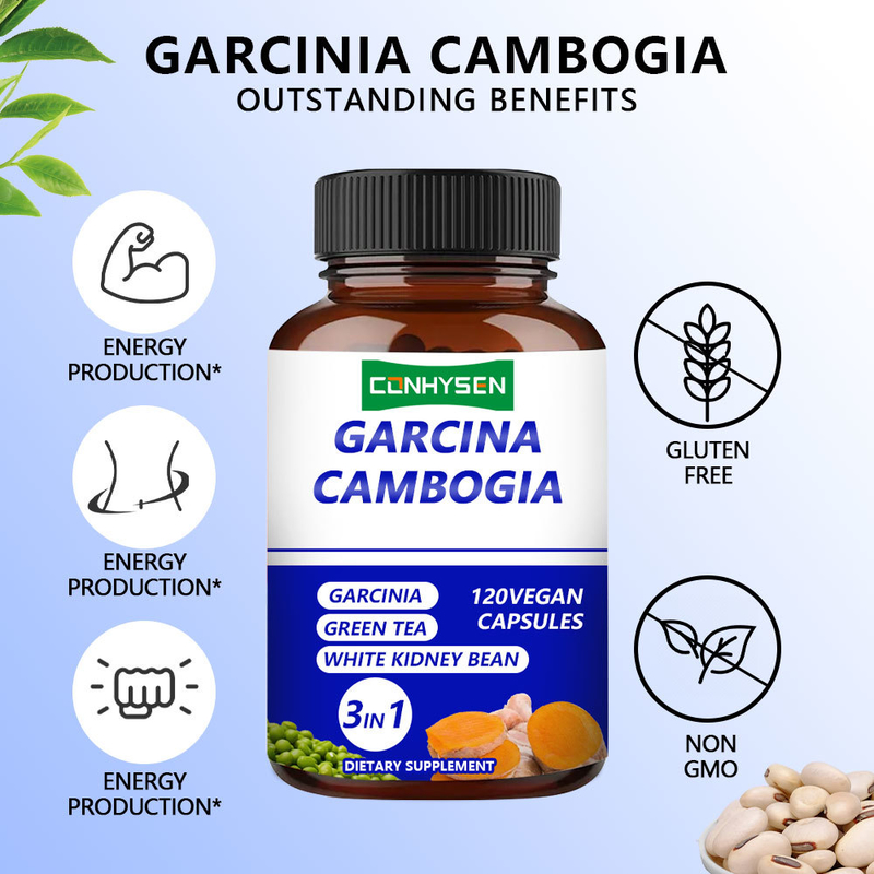 Garcinia Cambogia Kapseln Steigern Energie & Kraft 3-in-1 Gesundheitsprodukte