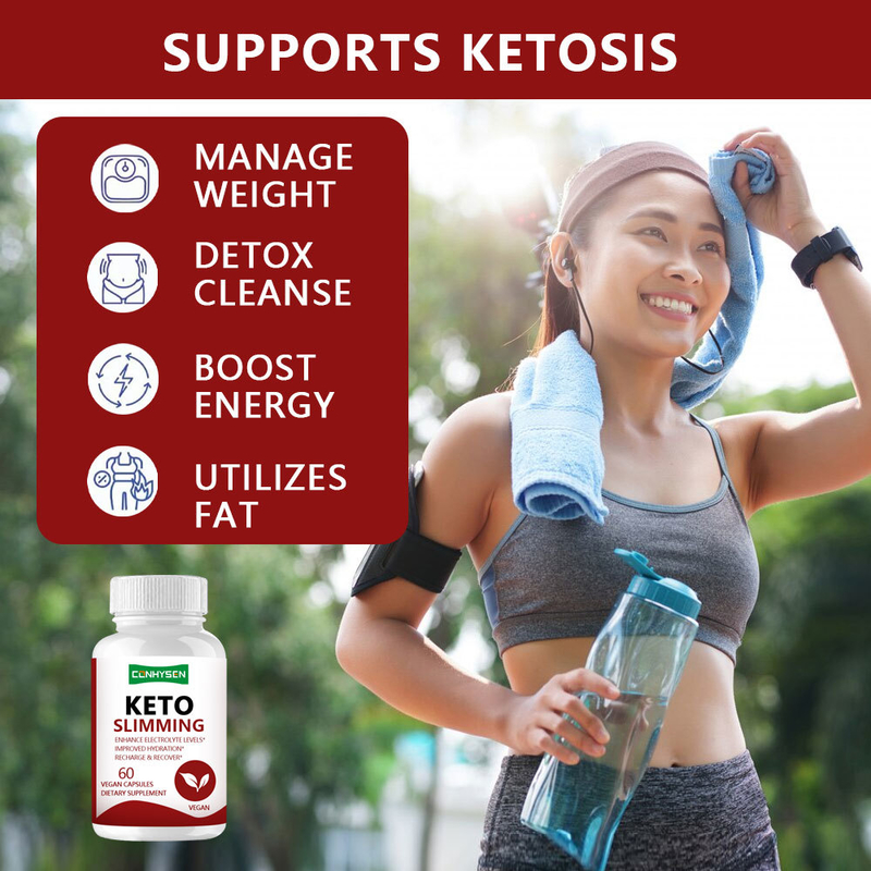Keto-Kapseln zur Gewichtskontrolle Bhb-Ketone Fettverbrenner für Frauen Gewichtsverlust Kapsel