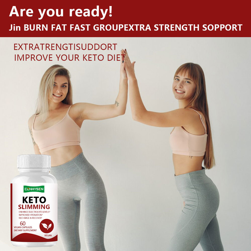 Keto-Kapseln zur Gewichtskontrolle Bhb-Ketone Fettverbrenner für Frauen Gewichtsverlust Kapsel