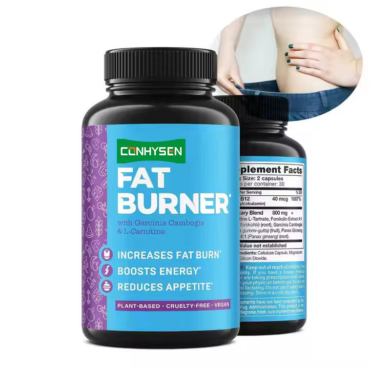 Premium Pflanzlicher Fettverbrenner mit Garcinia Cambogia L-Carnitin Stoffwechsel ankurbeln Appetit reduzieren Entgiften Energie spenden