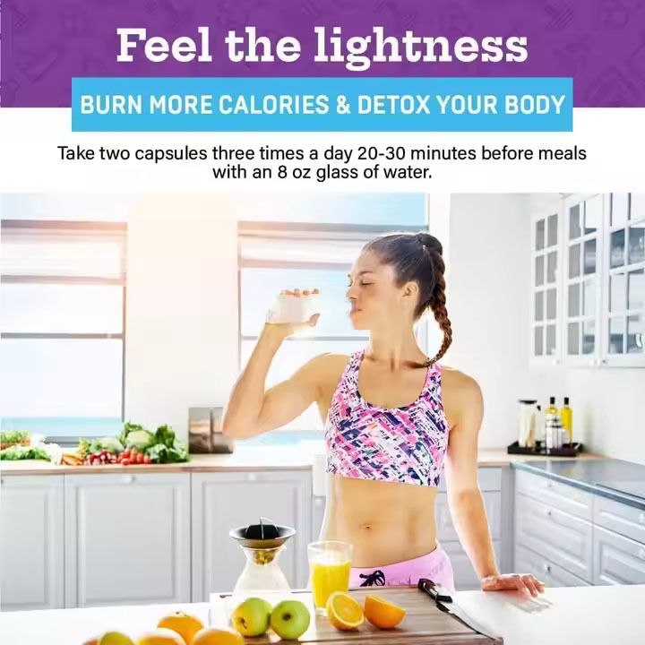 Premium Pflanzlicher Fettverbrenner mit Garcinia Cambogia L-Carnitin Stoffwechsel ankurbeln Appetit reduzieren Entgiften Energie spenden