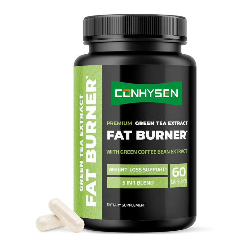 Premium 5-in-1 Fatburner-Mischung mit Grüntee-Extrakt, Garcinia Cambogia, Himbeer-Ketone, natürliche Unterstützung zur Gewichtsabnahme