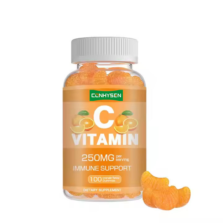 OEM ODM Vitamin-C-Gummibärchen 60 Stück zur Stärkung des Immunsystems, Vitamin-Ergänzungsmittel für Erwachsene, Vitamin-C-Bonbons
