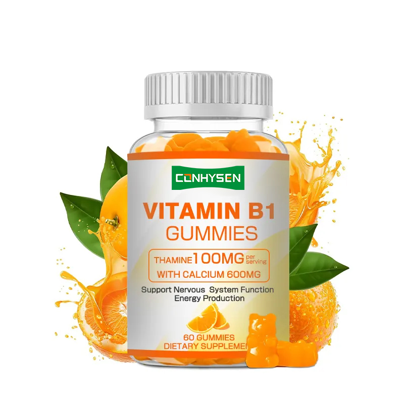Private Label Vitamin B1 Kaugummi erhöht Energie fördert Herzgesundheit Gesundheit erhalten natürliche Versorgung