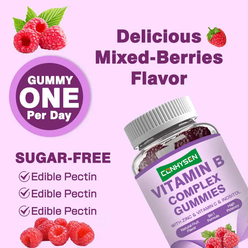 Vitamin-B-Komplex-Gummibärchen zur Stärkung des Immunsystems Vitamin C Folsäure Nahrungsergänzungsmittel Vitamin B