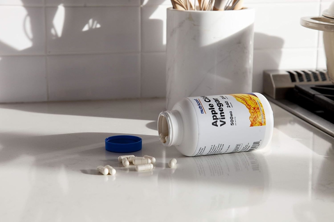 OEM Nahrungsergänzungsmittel Apfelessig Kapseln 500mg 240 Vegetarier Kapseln Naturvegetarier GMP Nicht-GVO Glutenfrei