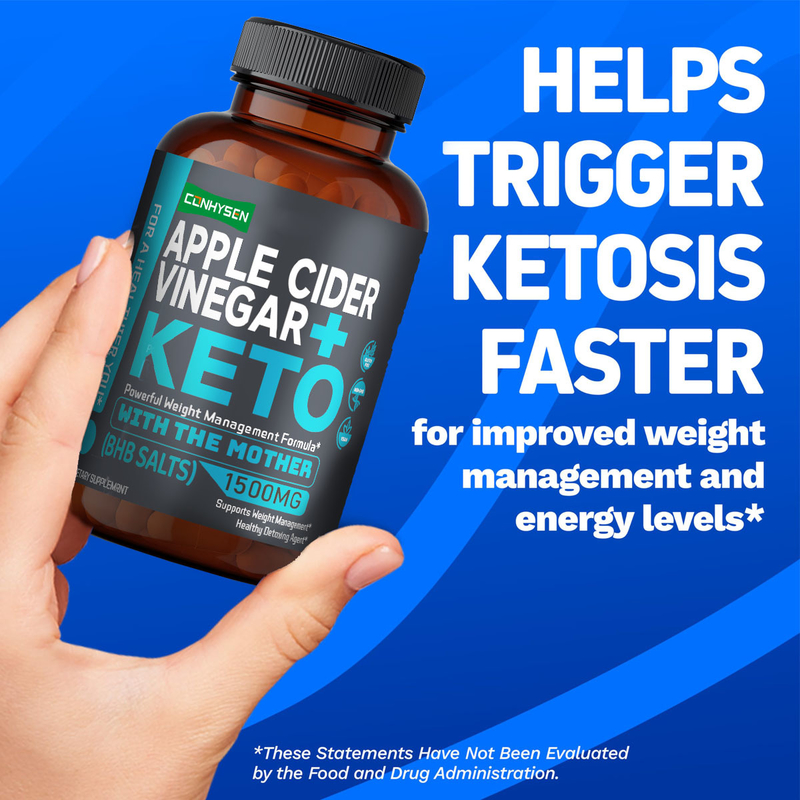 OEM ODM Keto Boost Apfelessig BHB Salze Kapseln für Fettverbrennung & Ketose Unterstützung-Ihr perfekter Keto Begleiter