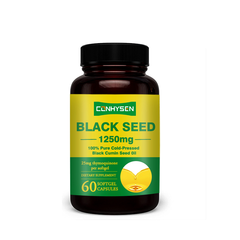 Premium Custom Black Seed Oil Softgels OEM für Immunförderung Gelenkgesundheit