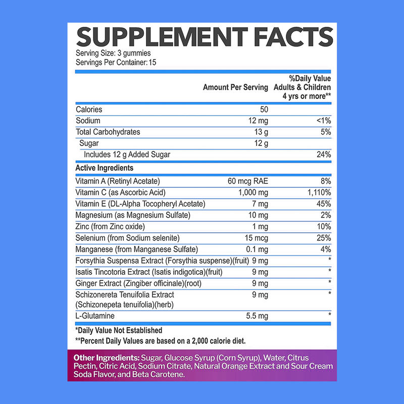 Vitamin C Gummies Factory Customization Support Healthy Skin Beauty Product