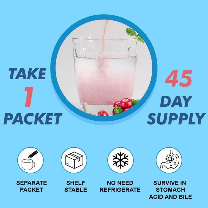 Fabrik 4-in-1 Probiotika Pulver D-Mannose kundenspezifische Marke pH-Balance aufrechterhalten