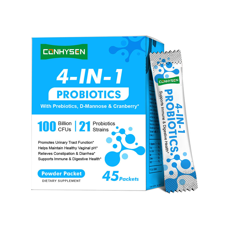 Fabrik 4-in-1 Probiotika Pulver D-Mannose kundenspezifische Marke pH-Balance aufrechterhalten