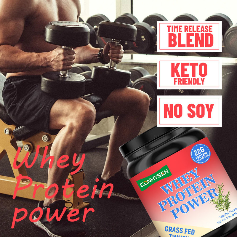 Whey Protein Power Grass Fed Tri Blend Protein Unterstützt Muskelwachstum Großhandel Custom