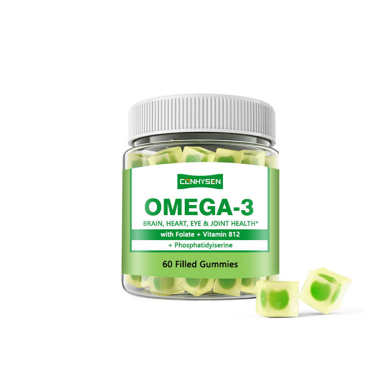 Bestseller Omega 3-6-9 Gummibärchen für Kinder und Erwachsene, Vitaminpräparat für Gehirn und Herz, DHA-Nahrungsergänzungsmittel für Teenager