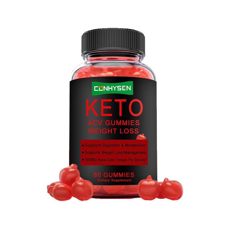 Großhandel Erwachsenenfreundlicher Apfelessig Keto ACV Gummies Folsäure Vitamine Ergänzung für Darmgesundheit & Stoffwechsel