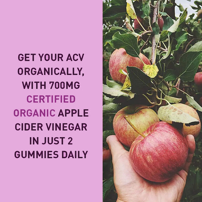 OEM/ODM Healthy Slimming Apple Cider Vinegar Gummies Mother Best Supplement Vitamin Candy Adults Beauty Products Gummy Dosage