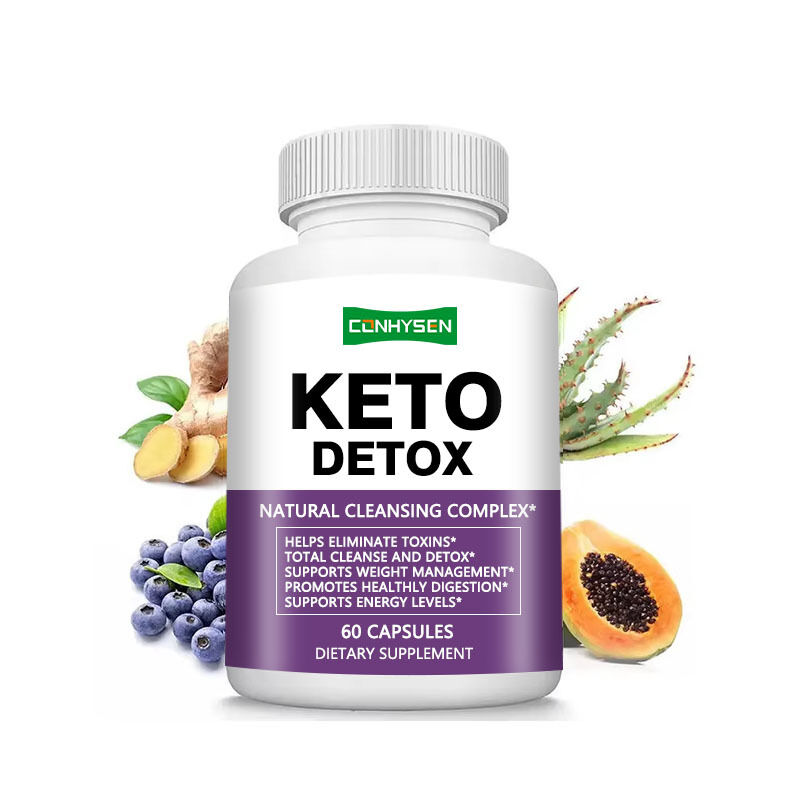 Schlankheitspillen für Gewichtsverlust fördern Gewichtsverlust Keto Faser Detox Kapseln