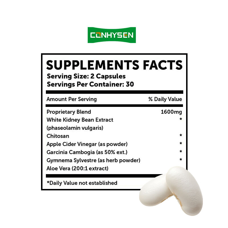 Individuell gemischte tägliche Kapseln zur Gewichtsreduktion mit weißem Kidneybohnenextrakt zur Unterstützung der Körperreinigung und Schlankheitskapseln