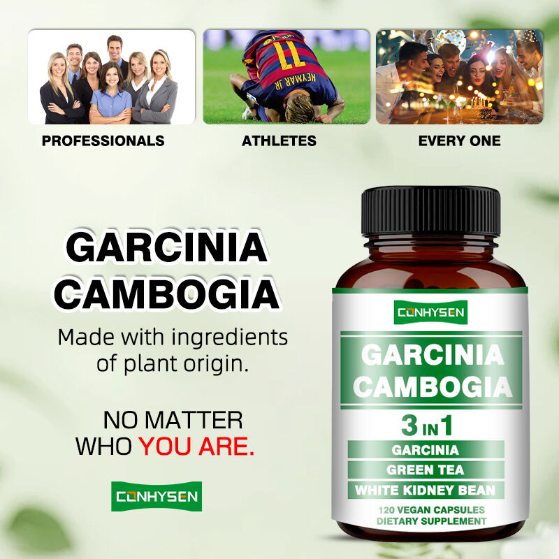 OEM Garcinia Cambogia Kapseln zur Unterstützung der Energieerzeugung Körpergleichgewicht Nahrungsfaser Kapsel Gewichtsverlust