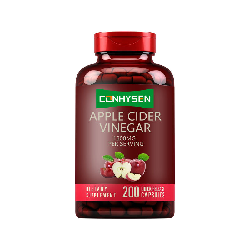 OEM/ODM ACV Nahrungsergänzungsmittel Unterstützung Verdauung & Entgiftung Gewichtsmanagement Apfelessig Kapseln für Männer Frauen