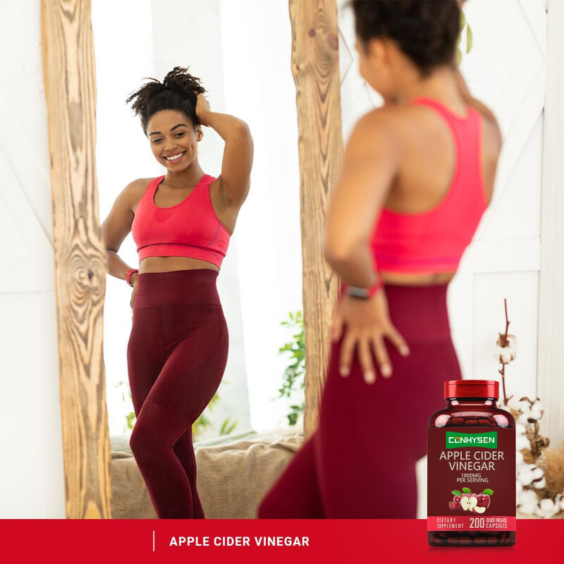 OEM/ODM ACV Nahrungsergänzungsmittel Unterstützung Verdauung & Entgiftung Gewichtsmanagement Apfelessig Kapseln für Männer Frauen