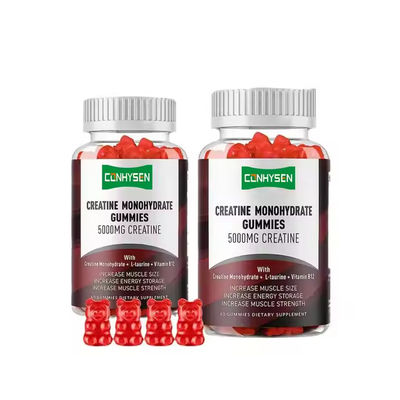 Private Label Kreatin Monohydrat Gummy Anti Melt Trainingsergänzungsmittel Gewichtskontrolle