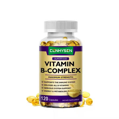Private Label Vitamin-B-Komplex-Softgels unterstützen das Nervensystem