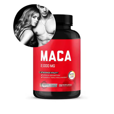 Kräuter Maca Wurzel Männerverstärkung Kapseln Muskelwachstum Maximieren Antrieb bei Männern