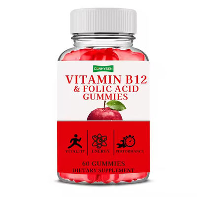 B 12 Vitamin Gummies Folat mit Eisen Ergänzung Nährstoffe unterstützt das Immunsystem