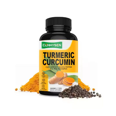 Kurkuma Kurkumin Ergänzung Kapseln 1000 mg Gesundes Aufnehmen Antioxidansfunktion
