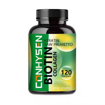 Biotin- und Kollagenkapseln unterstützen die Stärke und Elastizität der Haut