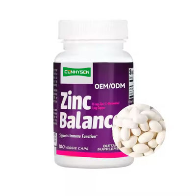 Gesundheit unterstützen Zink Balance Ergänzung Kapseln unterstützt die Immunfunktion täglich