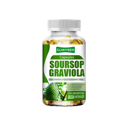 Soursop Graviola Weichgel zur Unterstützung des Atmungssystems Pflanzenpräparate