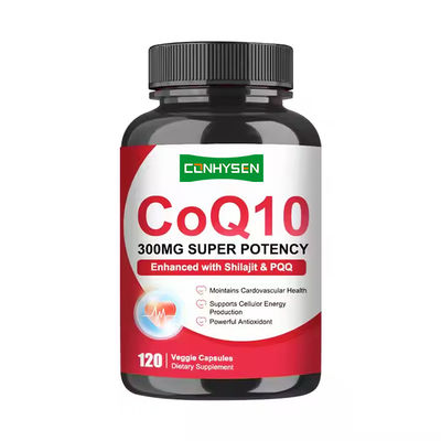 CoQ10 Supplement Kapseln zur Erhaltung der Herz-Kreislauf-Gesundheit unterstützt Zellenergie