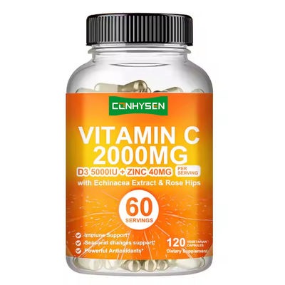 Vitamin-C-Kapseln unterstützen ein gesundes Immunsystem