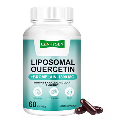 Liposomal Quercetin Softgels Kurkuma Kräuterpräparate unterstützen gesunde Energiewerte
