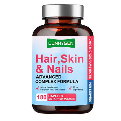 Haar Haut Nägel Kapseln reich an Vitaminen Biotin Ergänzung OEM Logo