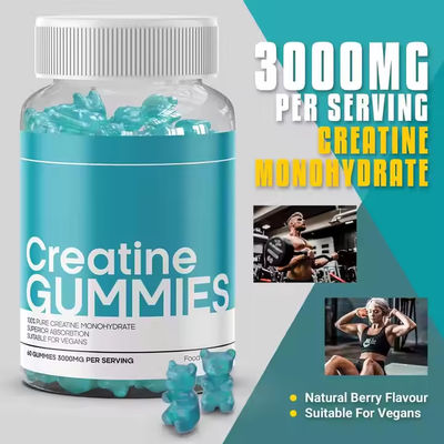 Kreatin Gummies verbessern die sportliche Leistung Kreatin Monohydrat Ergänzung 60 Gummies