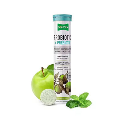 Probiotika Präbiotische Tabletten verbessern den Stoffwechsel, Probiotika Fasertabletten kundenspezifische Packung