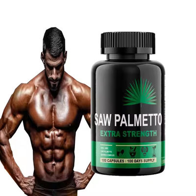 Geschmacksgemachte Saw Palmetto-Kapseln für Männer Extra-Strength-Gesundheitsergänzung Prostata