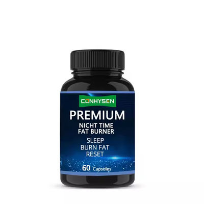 L Theanin Slim Fat Burner Kapseln Nachtzeit unterstützt Gewichtsverlust OEM ODM
